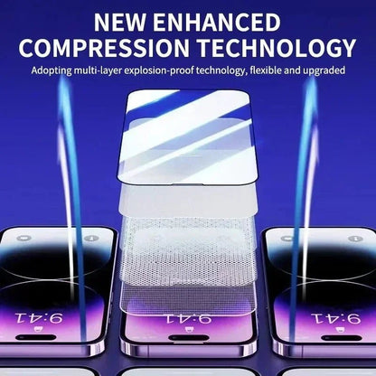 3Pcs Oleophobic Coating Dust Free Easy Installation Screen Protector for IPhone 13 11 12 14 15 Pro Max Mini XR 16 15 Plus Glass - LOBI IG - SHOP