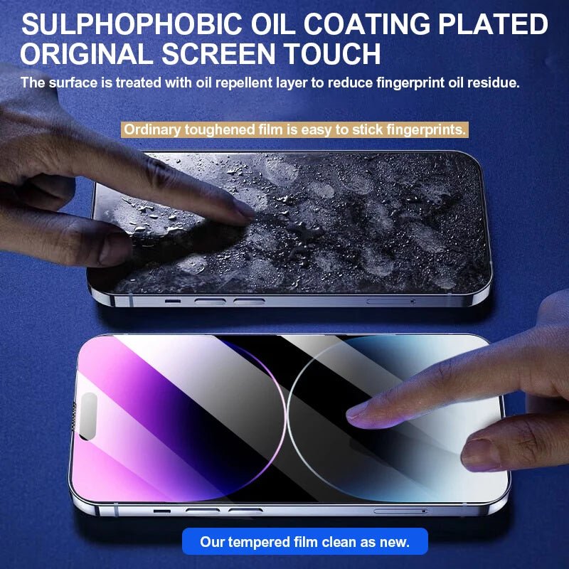 3Pcs Tempered Glass For iPhone 14 13 15 11 16 Pro Max Screen Protector for iPhone 15 Plus XR X XS Max 6 8 7 Plus SE 2020 Glass - LOBI IG - SHOP