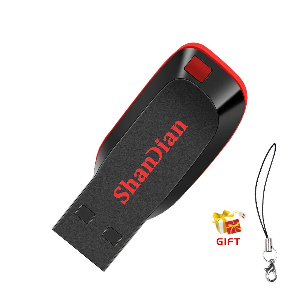 High - capacity speed USB Flash Drives 2.0 128GB 64GB Black Free Keychain Pen Drive 32GB Storage Memory Stick Mini Business Gift - LOBI IG - SHOP