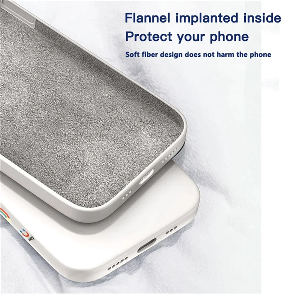 luxury Liquid Silicone Case for Samsung S24 Galaxy S20 S21 S22 S23 FE Plus Note10 20 A52 A31 A41 A71 A51 A72 A70 A50 Coque - LOBI IG - SHOP