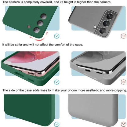 luxury Liquid Silicone Case for Samsung S24 Galaxy S20 S21 S22 S23 FE Plus Note10 20 A52 A31 A41 A71 A51 A72 A70 A50 Coque - LOBI IG - SHOP